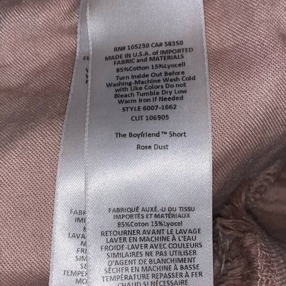 Current Elliott Rose Denim Boyfriend Short 26 - Picture 10 of 11